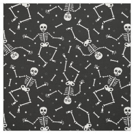 Halloween Skeleton Muster Stoff