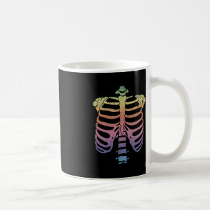 Halloween Skeleton Rib Cage Zombie Costume T-Shirt Kaffeetasse