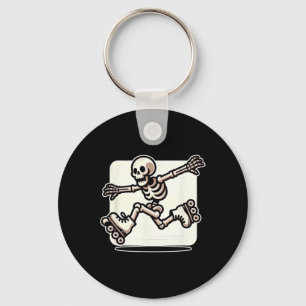 Halloween Skeleton Roller Skaten Skater Schlüsselanhänger
