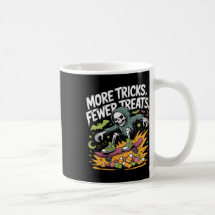 Halloween Skeleton Skater Tricks Skull Skateboard Kaffeetasse