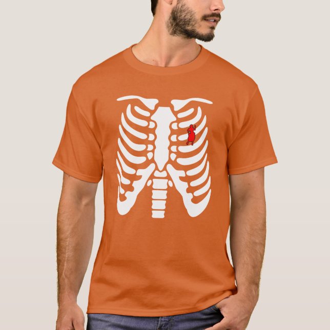 Halloween Skeleton Spanisch lustig T-Shirt (Vorderseite)