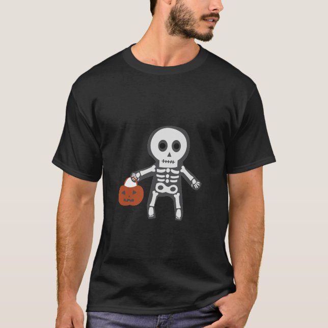 Halloween Skeleton T - Shirt (Vorderseite)
