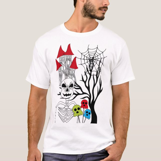 halloween skeleton   T-Shirt (Vorderseite)