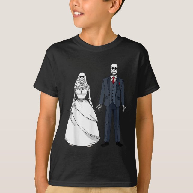 Halloween Skeleton Tote Matching Bride &Amp; T-Shirt (Vorderseite)