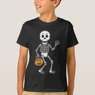 Halloween Skeleton Trick or Tree T-Shirt