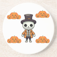 Halloween Skeleton Untersetzer