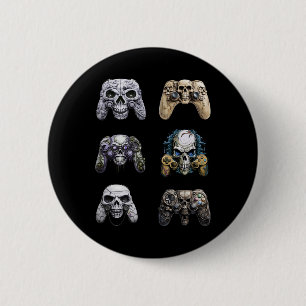 Halloween Skeleton Zombie Gaming Controller Mummy Button