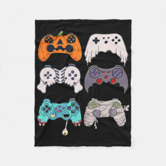 Halloween Skeleton Zombie Gaming Controller Mummy Fleecedecke