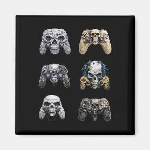 Halloween Skeleton Zombie Gaming Controller Mummy Magnet