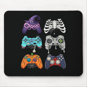 Halloween Skeleton Zombie Gaming Controller Mummy Mousepad
