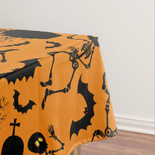 Halloween Skeletons Macabre Dance Tischdecke