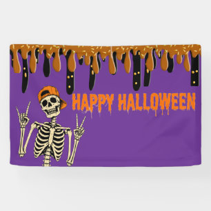 Halloween-Skelett Banner