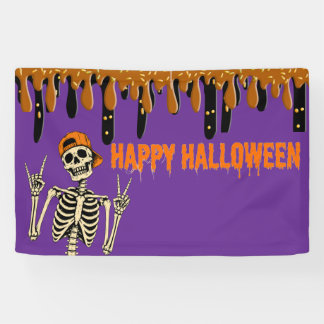 Halloween-Skelett Banner
