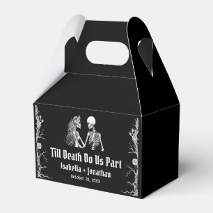 Halloween Skelett bis zum Tod tun uns Teil Hochzei Geschenkschachtel