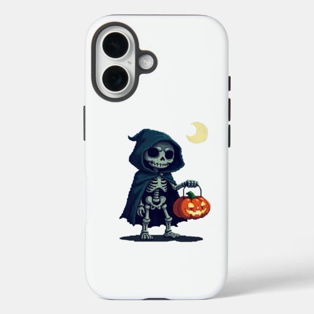 Halloween-Skelett Case-Mate iPhone Hülle (Rückseite)