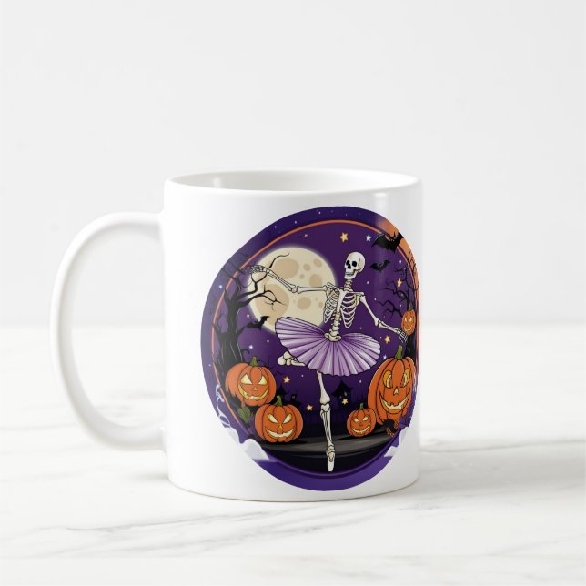 Halloween Skelett, das beste Halbpengeschenk! Kaffeetasse (Links)