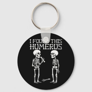 Halloween-Skelett fand Humerus lustigen Kostüm Män Schlüsselanhänger