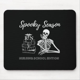 Halloween-Skelett für Krankenpfleger bei Spoo Mousepad