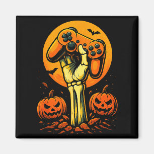 Halloween-Skelett-Gamer-Videospiel-Controller B Magnet