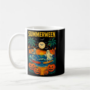 Halloween-Skelett-Geist-Strand-Kostüm Gruselig Kaffeetasse