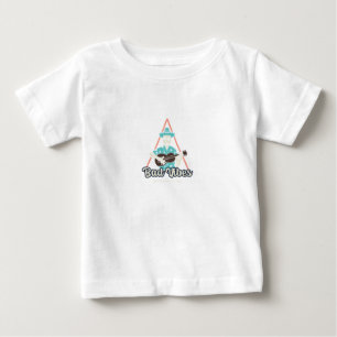 Halloween-Skelett Gothic Cartoon   Gitarren Rock Baby T-shirt