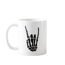 Halloween-Skelett-Hand 11oz-Tasse