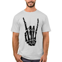 Halloween Skelett-Hand Unisex T-Shirt