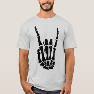 Halloween Skelett-Hand Unisex T-Shirt