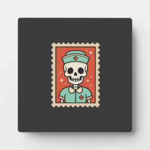 Halloween-Skelett-Krankenschwester-Stempel-Design_ Fotoplatte