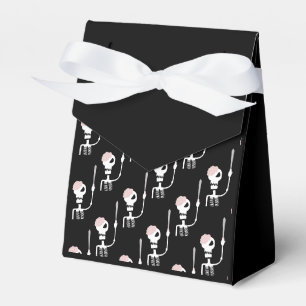 Halloween-Skelett mit einem Schwert Geschenkschachtel
