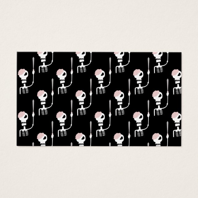 Halloween-Skelett mit Schwert (Vorderseite)