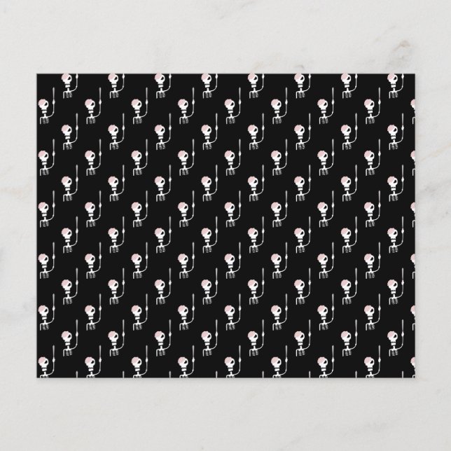 Halloween-Skelett mit Schwert Flyer (Vorne)