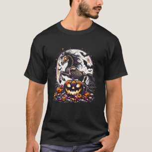 Halloween-Skelett-Pferd Gruseliges Spuk Mädchen Gr T-Shirt
