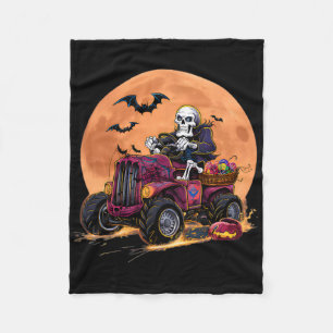 Halloween Skelett Reitmonster Truck Kleinkind Bo Fleecedecke
