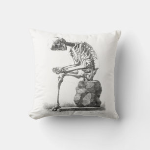 Halloween Skelett Sitting Anatomie Kissen