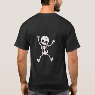 Halloween Skelett T - Shirt - Spooky Front