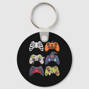 Halloween-Skelett-Zombie-Gaming-Controller-Mumie Schlüsselanhänger