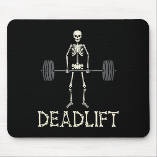 Halloween Skelettband Gym Workout Kostüm ich Mousepad