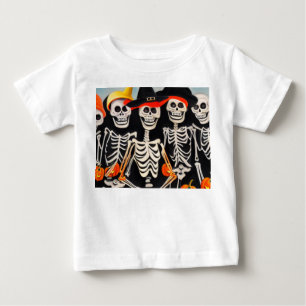 Halloween Skelette Baby T-shirt