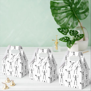 Halloween-Skelette, Süßes oder Saures, Buh Geschenkschachtel
