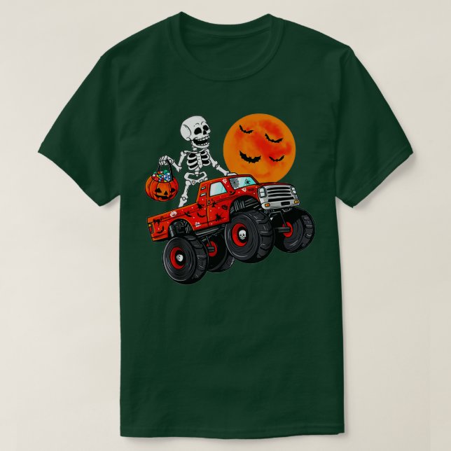 Halloween Skeletter Reitmonsterbahn 2 T-Shirt (Design vorne)