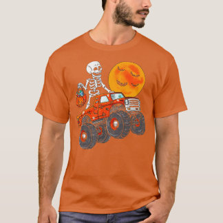 Halloween Skeletter Reitmonstertruck 6 T-Shirt
