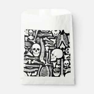 Halloween Skelettmuster Geschenktütchen