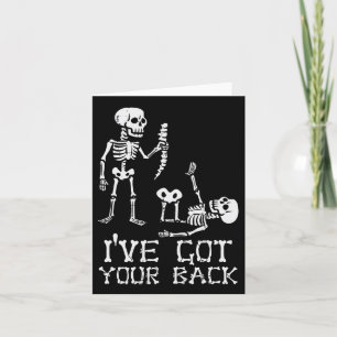 Halloween Skeletts Ich Got Ihre CK-Kostüme Männer Karte