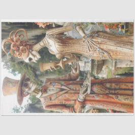 Halloween Skelton Couple Decoupage Seidenpapier