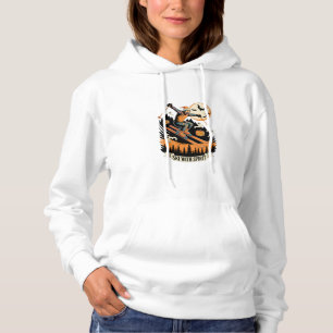 Halloween Ski mit Geist-Geist-Design Hoodie