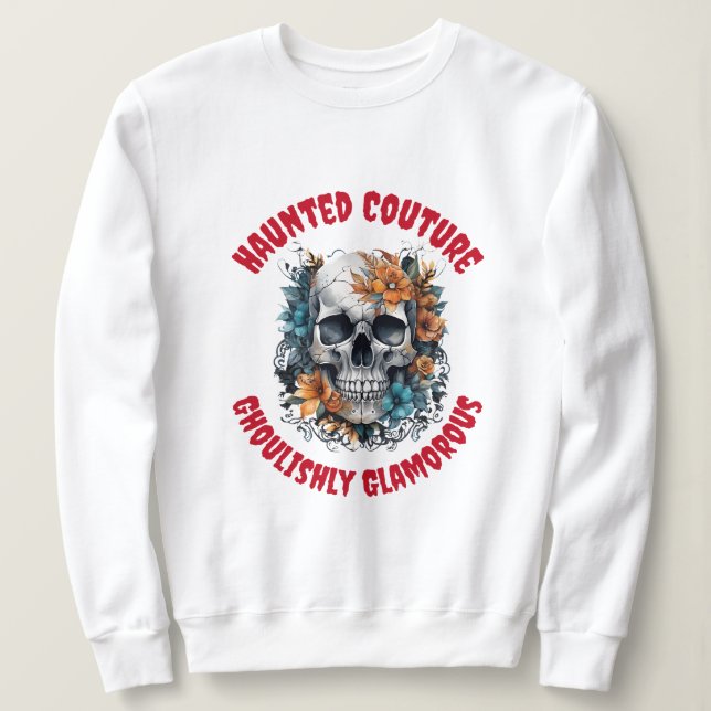 Halloween Skull 1 Sweatshirt (Design vorne)
