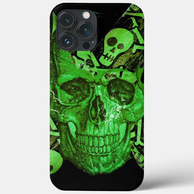 Halloween Skull #2 Case-Mate iPhone Hülle (Rückseite)