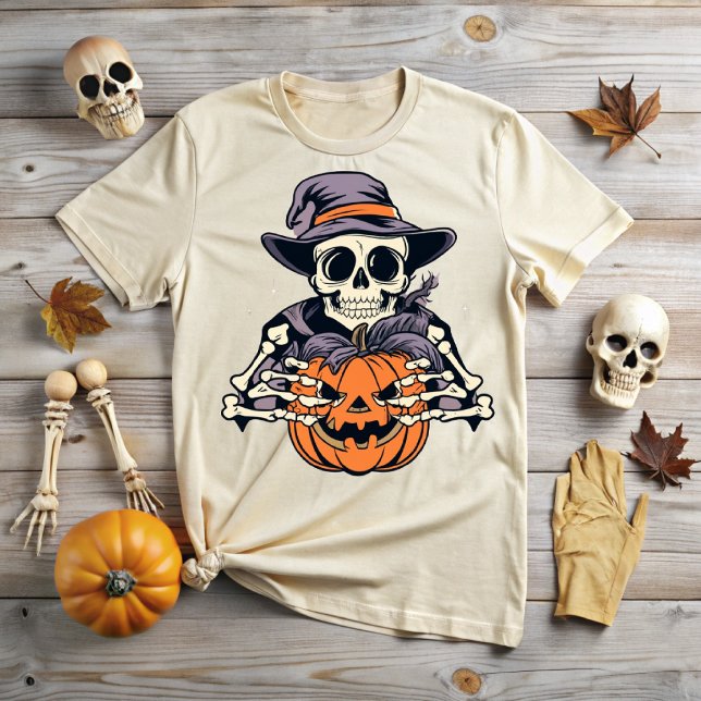 Halloween skull, a macabre hug T-Shirt (Von Creator hochgeladen)