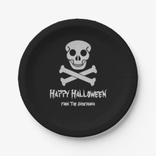 Halloween Skull and Bones Paper Teller